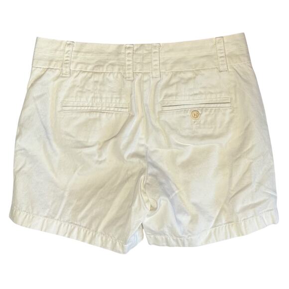 J. Crew Chino Cotton Shorts White 68925 Size 0 - Picture 4 of 7